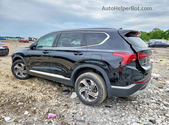 5NMS2DAJ1MH357419 2021 HYUNDAI SANTA Black Trasero izquierdo