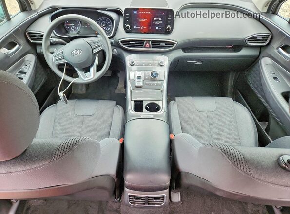 5NMS2DAJ1MH357419 2021 HYUNDAI SANTA Black Vista del salpicadero