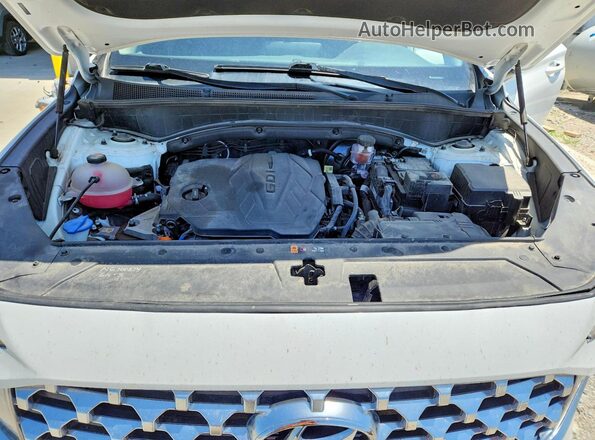 5NMS2DAJ1NH464245 2022 HYUNDAI SANTA White Vista del compartimento del motor