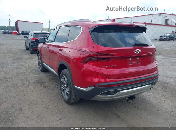 5NMS2DAJ2NH466263 2022 HYUNDAI SANTA FE Red Tył lewy