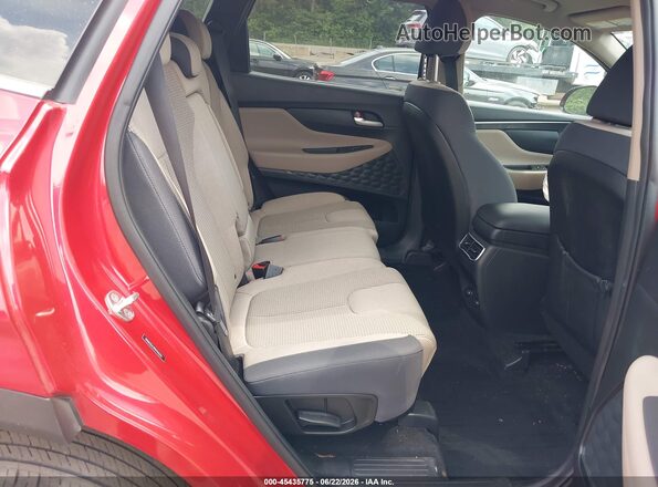 5NMS2DAJ2NH466263 2022 HYUNDAI SANTA FE Red Widok naklejki z numerem VIN
