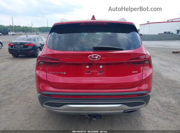 5NMS2DAJ2NH466263 2022 HYUNDAI SANTA FE Red 