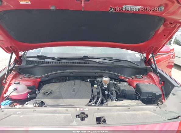 5NMS2DAJ2NH466263 2022 HYUNDAI SANTA FE Red Widok z tyłu
