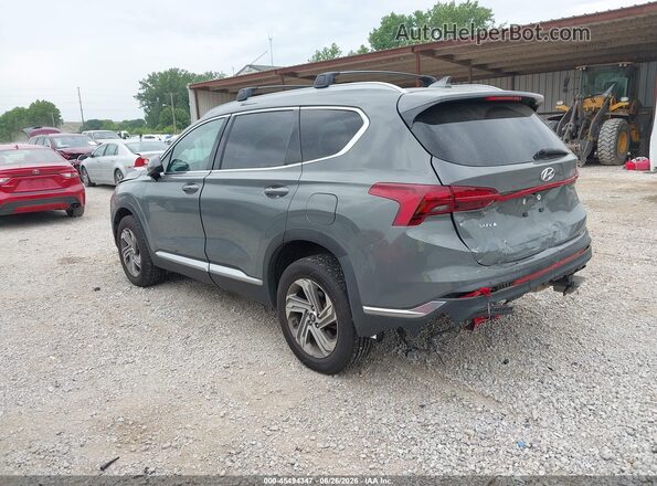 5NMS2DAJ3NH460195 2022 HYUNDAI SANTA FE Gray Rear left