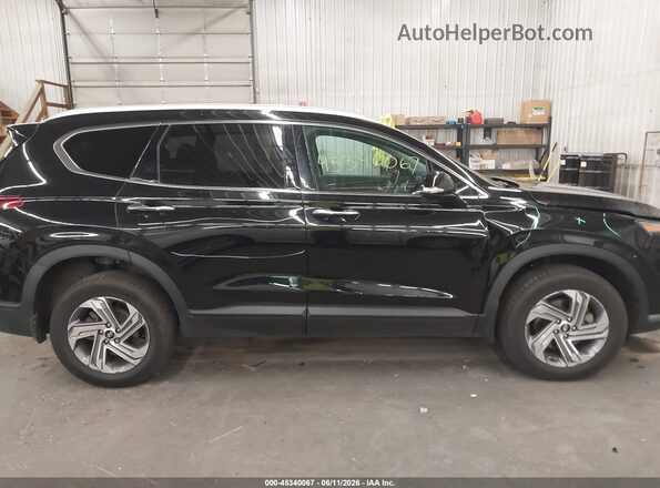 5NMS2DAJ3PH499873 2023 HYUNDAI SANTA FE Black Սալոնի հետևի տեսք