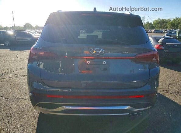5NMS2DAJ4MH348519 2021 HYUNDAI SANTA Gray უკანა ხედი