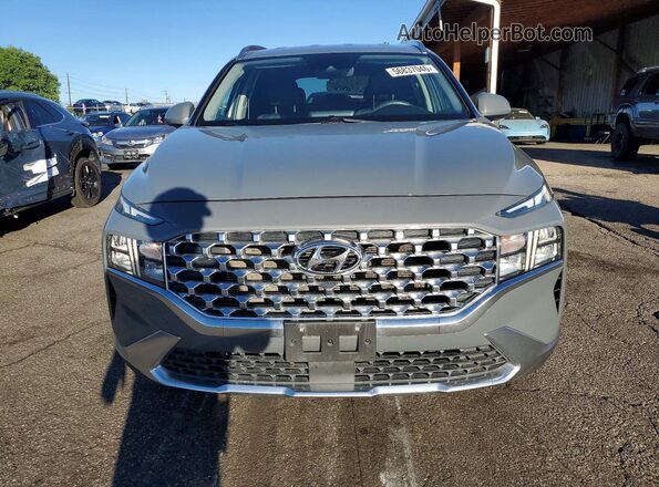 5NMS2DAJ4MH348519 2021 HYUNDAI SANTA Gray წინა ხედი