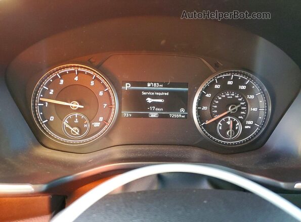 5NMS2DAJ4MH348519 2021 HYUNDAI SANTA Gray ხელსაწყოთა პანელის ხედი
