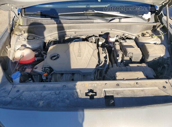 5NMS2DAJ4MH348519 2021 HYUNDAI SANTA Gray ძრავის განყოფილების ხედი