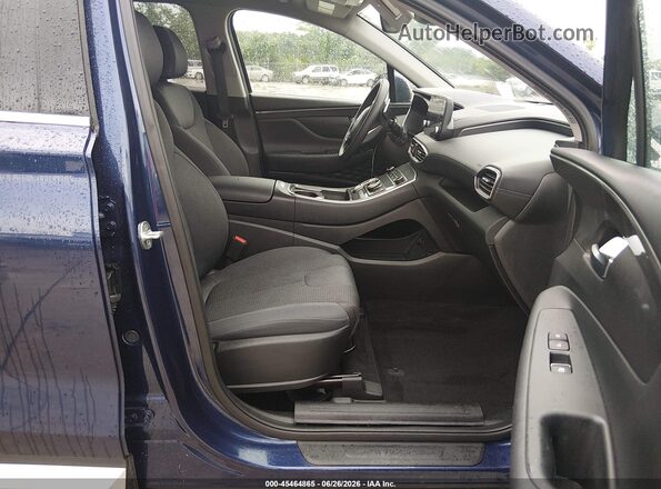 5NMS2DAJ4NH461596 2022 HYUNDAI SANTA FE Blue Widok wnętrza z przodu