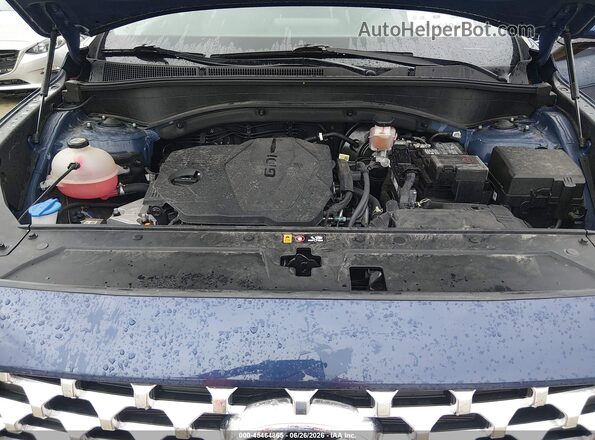 5NMS2DAJ4NH461596 2022 HYUNDAI SANTA FE Blue Widok z tyłu