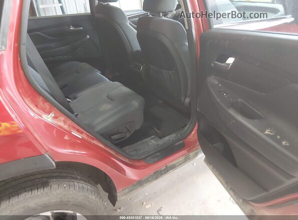 5NMS2DAJ5NH430924 2022 HYUNDAI SANTA FE Red Vista de la etiqueta del VIN