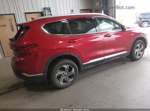 5NMS2DAJ5NH430924 2022 HYUNDAI SANTA FE Red Trasero derecho