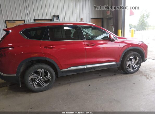 5NMS2DAJ5NH430924 2022 HYUNDAI SANTA FE Red Vista interior trasera