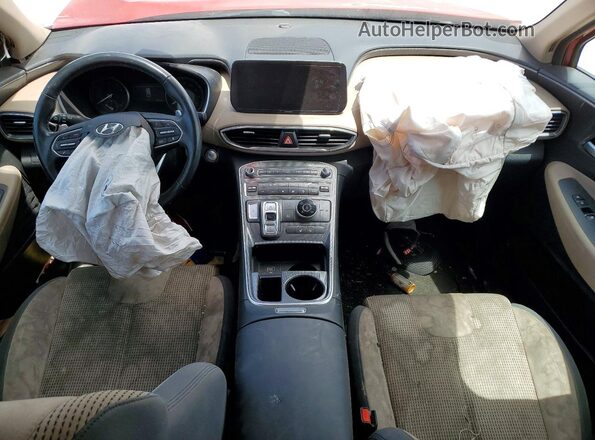 5NMS2DAJ7PH523060 2023 HYUNDAI SANTA Red Dashboard view
