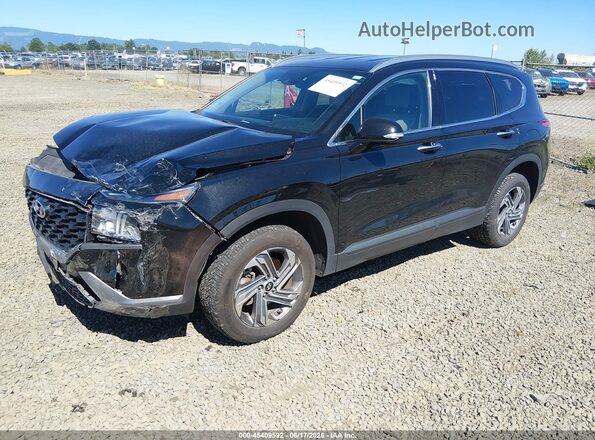 5NMS2DAJ7PH643084 2023 HYUNDAI SANTA FE Black Vista tres cuartos delantera izquierda