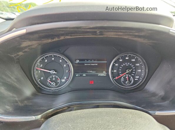 5NMS2DAJ8NH460127 2022 HYUNDAI SANTA White Вид щитка приладів