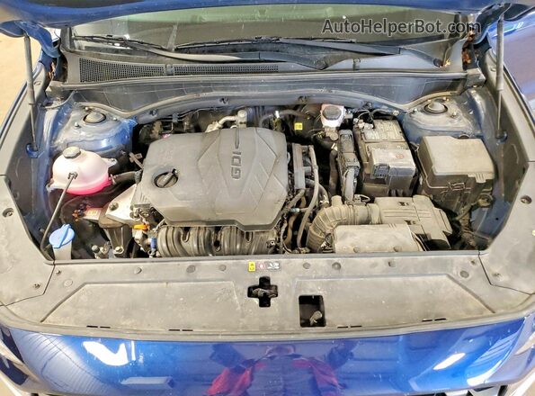 5NMS2DAJ8PH557752 2023 HYUNDAI SANTA Blue ძრავის განყოფილების ხედი