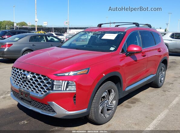 5NMS2DAJ9NH431929 2022 HYUNDAI SANTA FE Red Передня ліва чверть