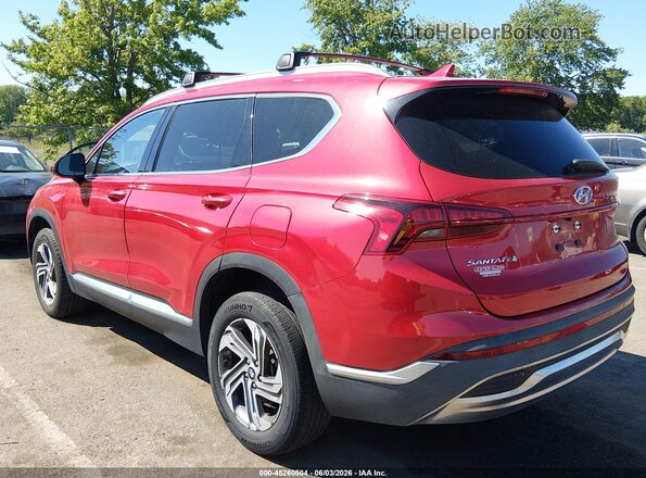 5NMS2DAJ9NH431929 2022 HYUNDAI SANTA FE Red Задня ліва чверть