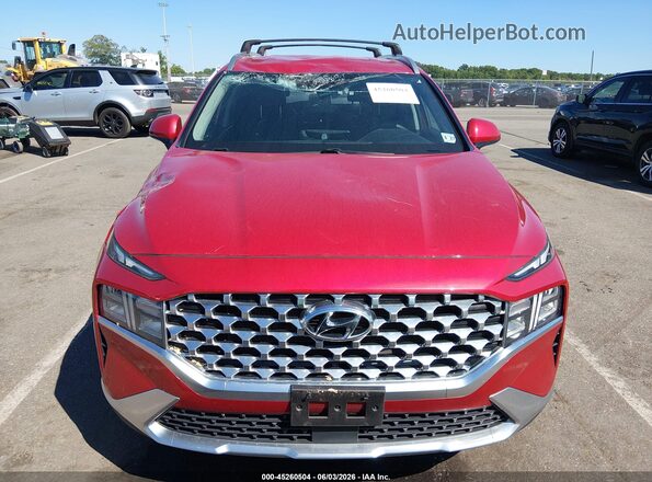 5NMS2DAJ9NH431929 2022 HYUNDAI SANTA FE Red Вид щитка приладів
