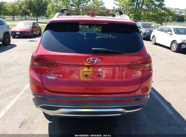5NMS2DAJ9NH431929 2022 HYUNDAI SANTA FE Red 