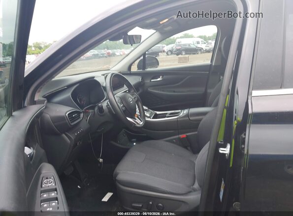 5NMS2DAJXPH611987 2023 HYUNDAI SANTA FE Black წინა სალონის ხედი