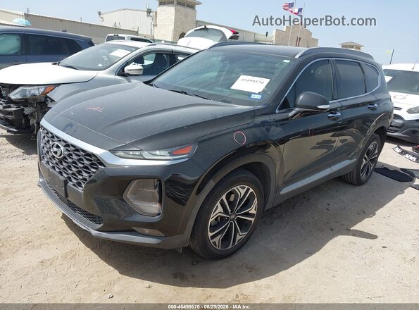 5NMS33AA2LH218406 2020 HYUNDAI SANTA FE Black Front left