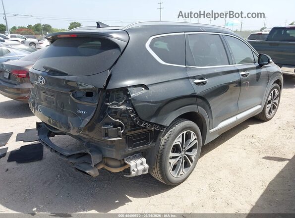 5NMS33AA2LH218406 2020 HYUNDAI SANTA FE Black Rear right