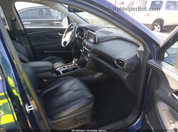 5NMS33AA4LH167507 2020 HYUNDAI SANTA FE Blue Vista interior delantera
