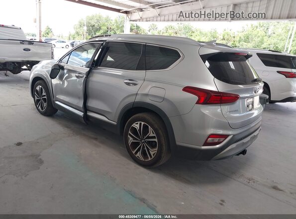 5NMS33AA6LH278432 2020 HYUNDAI SANTA FE Серебряный Задняя левая четверть