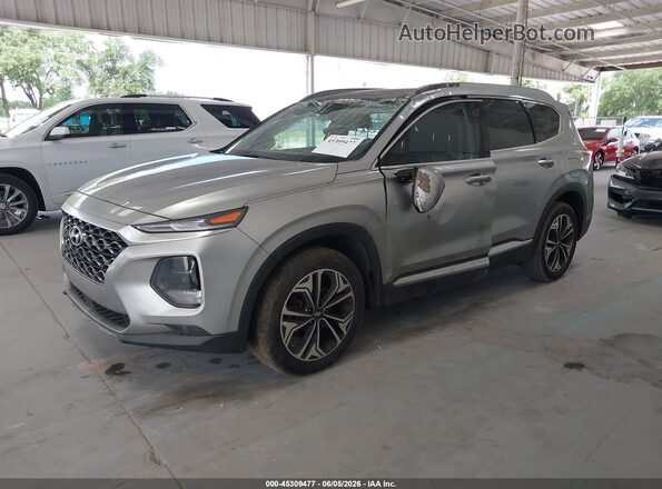 5NMS33AA6LH278432 2020 HYUNDAI SANTA FE Серебряный Передняя левая четверть