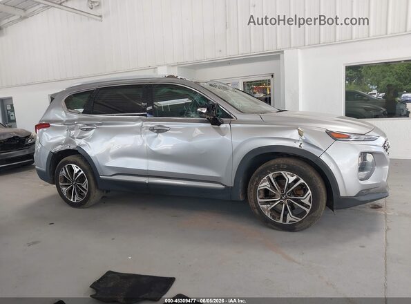 5NMS33AA6LH278432 2020 HYUNDAI SANTA FE Серебряный Вид задней части салона