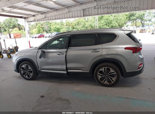5NMS33AA6LH278432 2020 HYUNDAI SANTA FE Серебряный Панорамный вид салона 360°