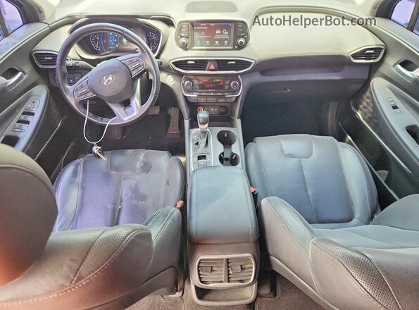 5NMS33AA8LH302214 2020 HYUNDAI SANTA Gray Vista del salpicadero