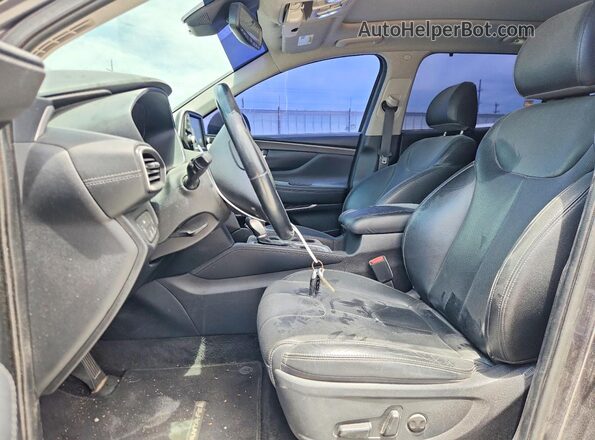 5NMS33AA8LH302214 2020 HYUNDAI SANTA Gray Vista interior delantera