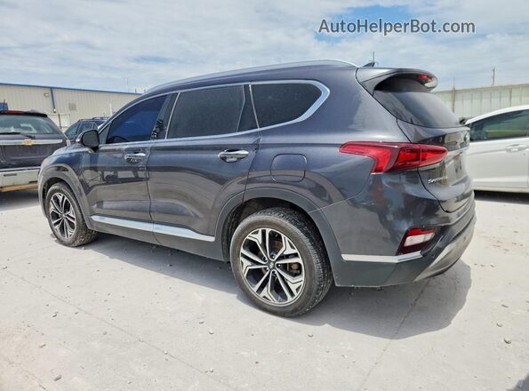 5NMS33AA8LH302214 2020 HYUNDAI SANTA Gray Trasero izquierdo