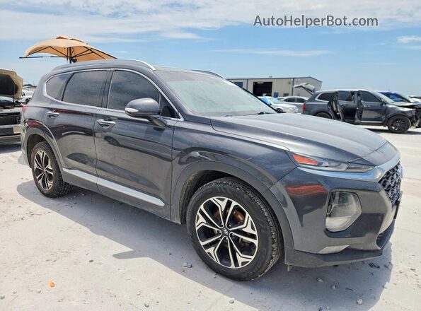 5NMS33AA8LH302214 2020 HYUNDAI SANTA Gray Delantero derecho