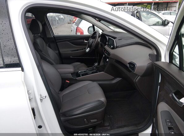 5NMS33AA9LH177580 2020 HYUNDAI SANTA FE White Vista interior delantera