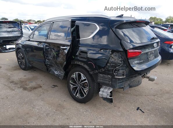 5NMS33AAXLH144412 2020 HYUNDAI SANTA FE Черный Задняя левая четверть