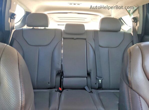 5NMS33AAXLH194520 2020 HYUNDAI SANTA Black Vista de los asientos traseros