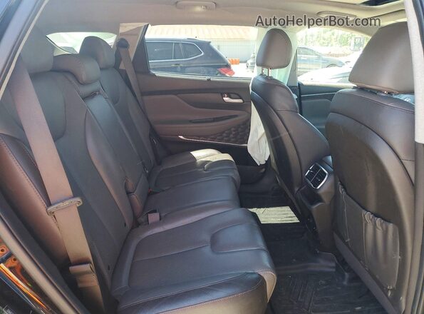5NMS33AAXLH194520 2020 HYUNDAI SANTA Black Vista interior trasera