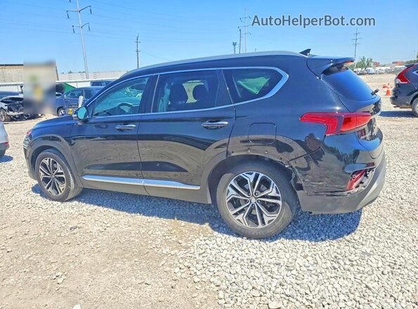 5NMS33AAXLH194520 2020 HYUNDAI SANTA Black Trasero izquierdo