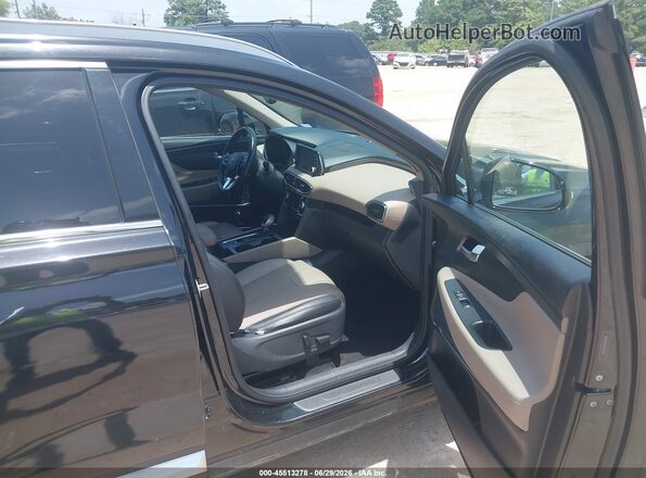 5NMS33AAXLH221649 2020 HYUNDAI SANTA FE Black Вид салону спереду