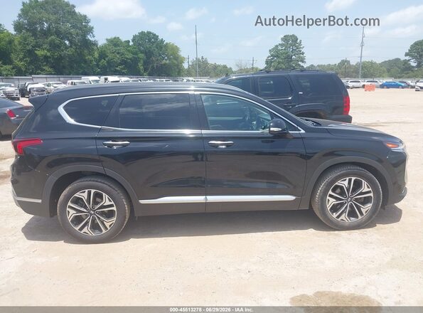 5NMS33AAXLH221649 2020 HYUNDAI SANTA FE Black Вид задньої частини салону