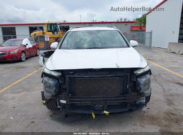 5NMS33AD0KH012591 2019 HYUNDAI SANTA FE White Rear interior view