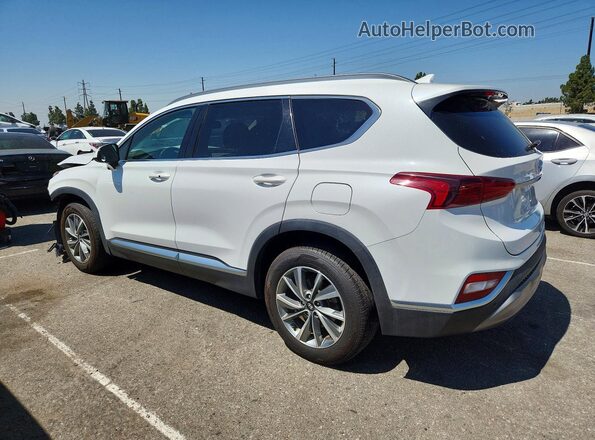 5NMS33AD0KH038723 2019 HYUNDAI SANTA White უკანა მარცხენა
