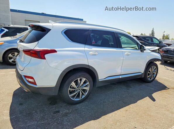 5NMS33AD0KH038723 2019 HYUNDAI SANTA White უკანა მარჯვენა