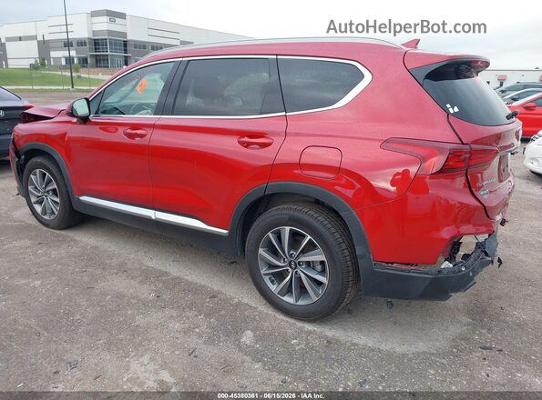 5NMS33AD0KH043548 2019 HYUNDAI SANTA FE Red Tył lewy
