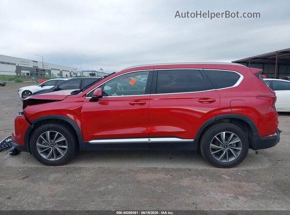 5NMS33AD0KH043548 2019 HYUNDAI SANTA FE Red Widok wnętrza 360 stopni